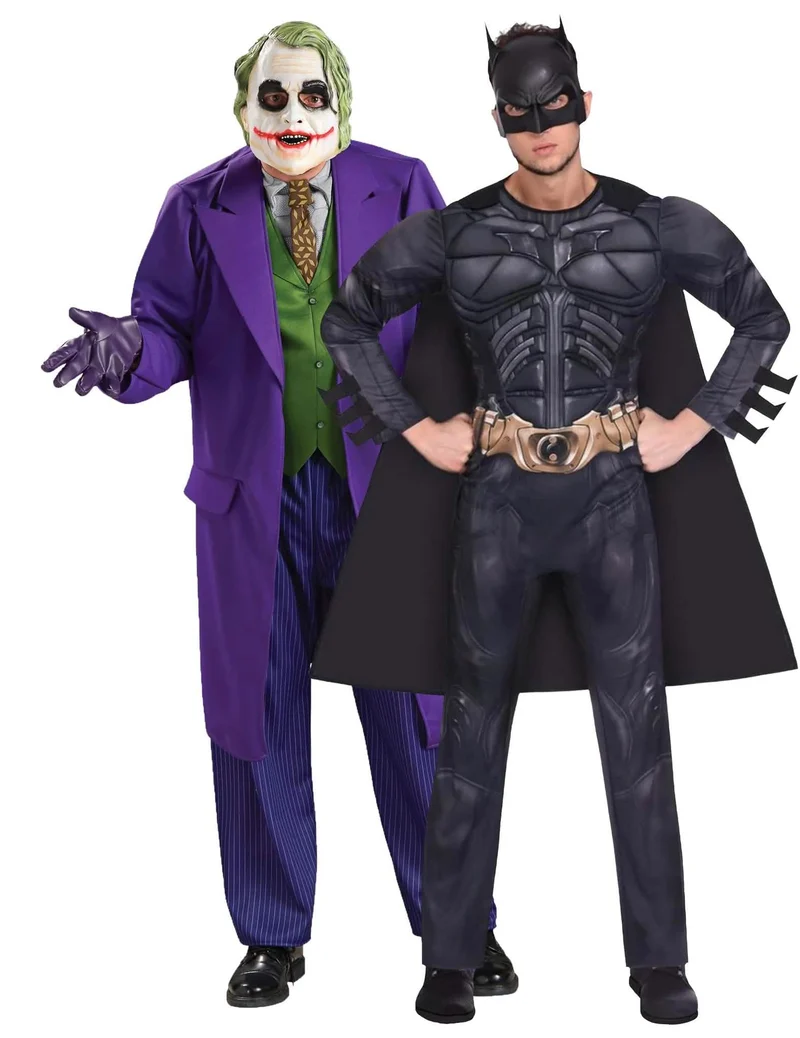Batman™ und Joker™ Paarkostüm