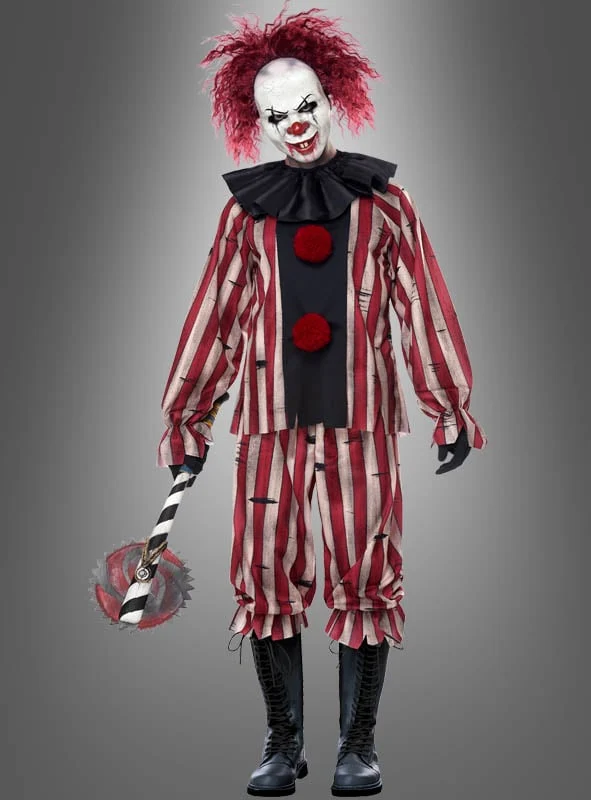 Gruseliges Albtraum Clown Kostüm XXL