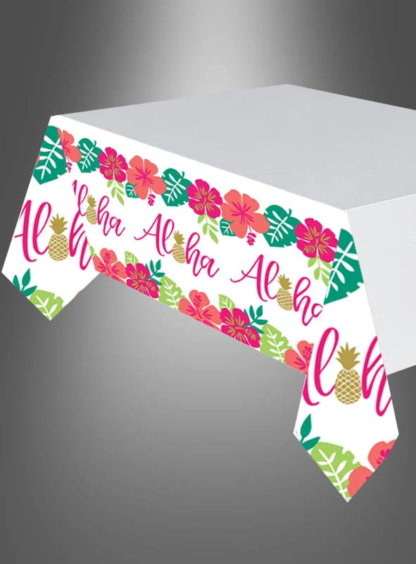 Papier Tischdecke Aloha Hawaii 137x259cm
