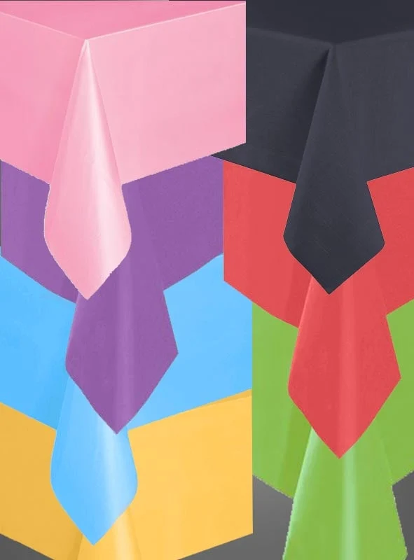 Farbige Tischdecken aus Papier 137x274cm