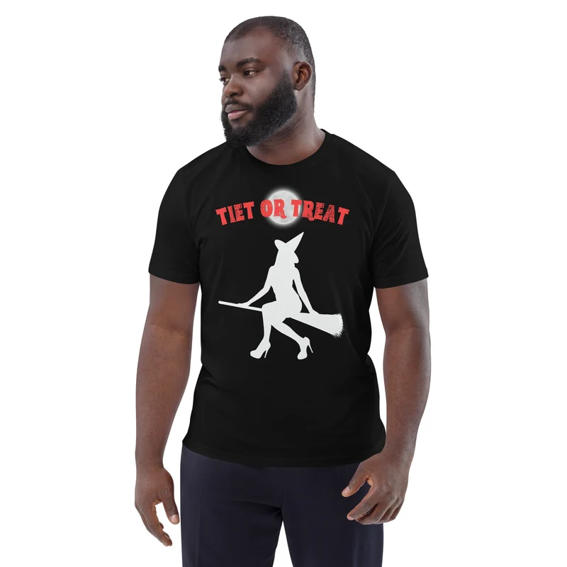 Tiet Or Treat Uniseks T-shirt