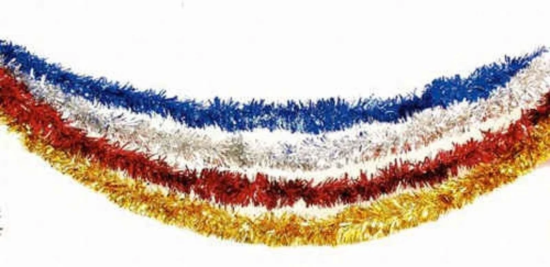 Blaue Girlandenfolie, 3 m