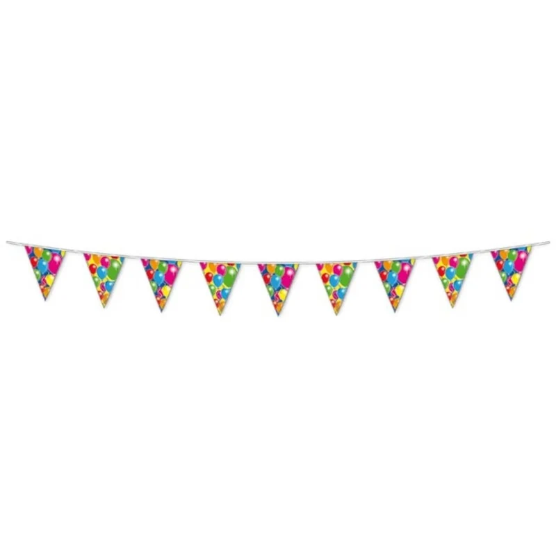 Bunte Ballon-Girlande, 10 m