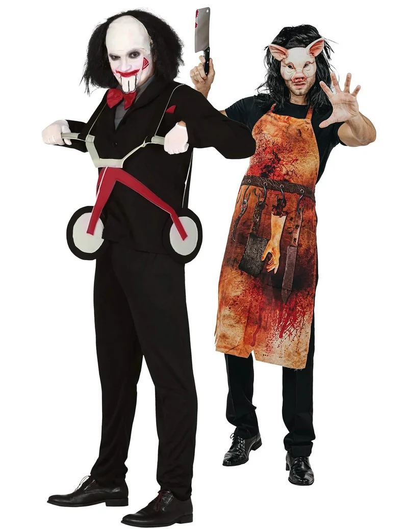 Paarkostüm Horror Metzger für Erwachsene