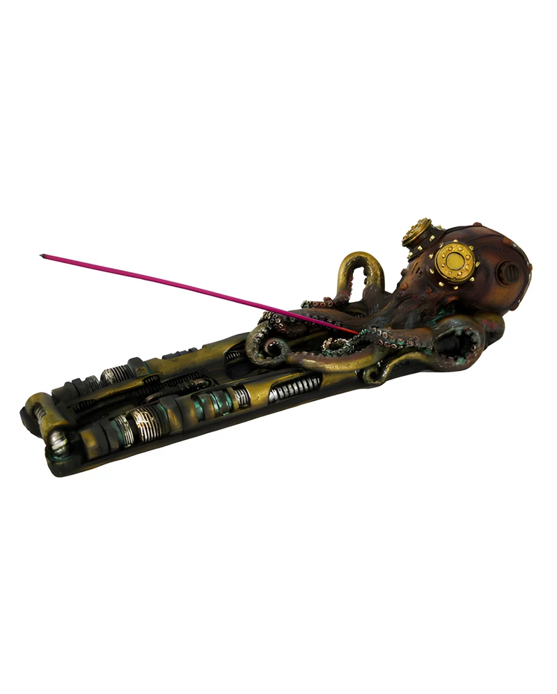 Steampunk Tintenfisch Räucherstäbchenhalter 26cm