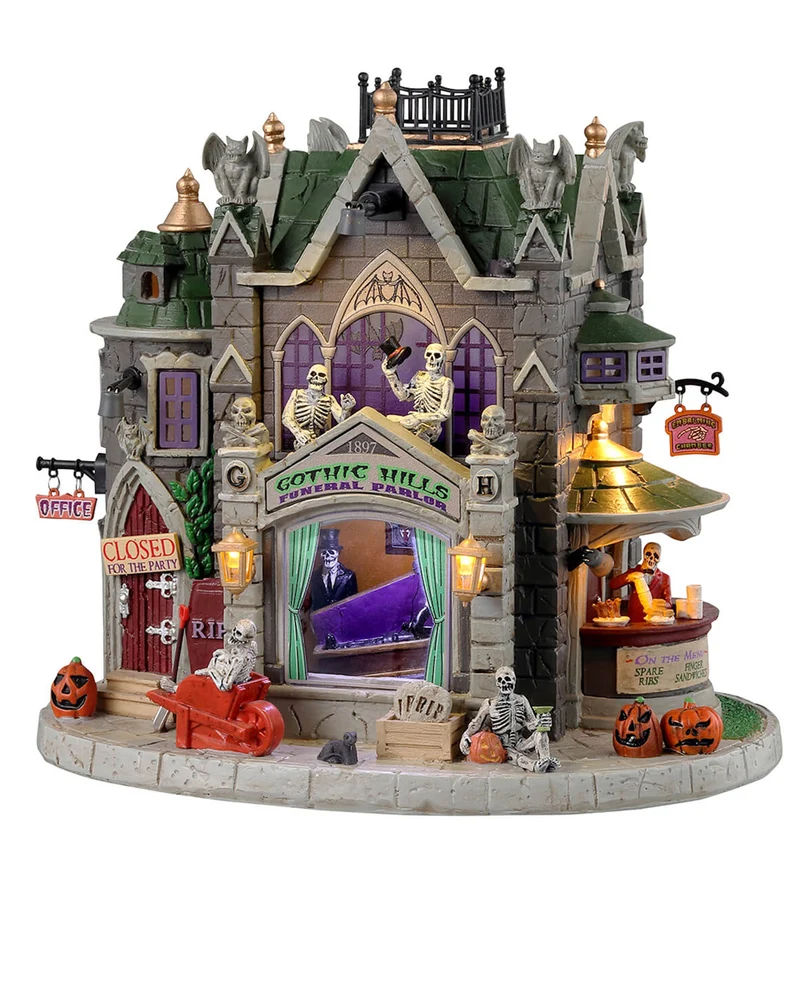 Lemax Spooky Town - Gothic Hills Funeral Parlor