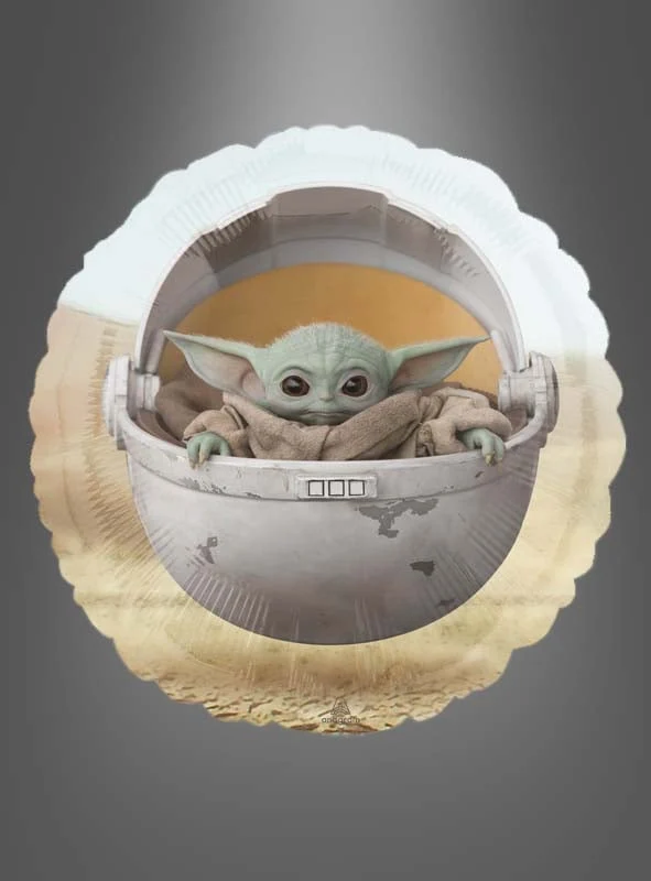 Baby Yoda bedruckter Folienballon 30 cm