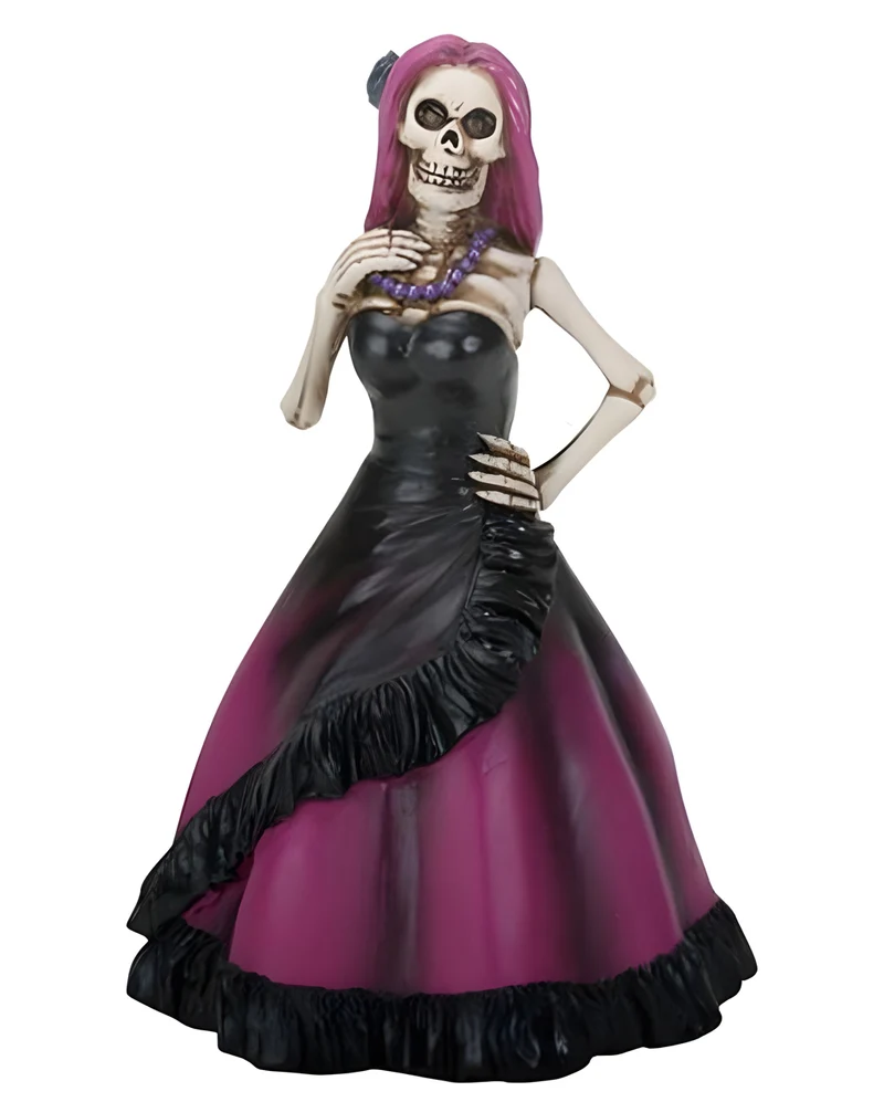 Tag der Toten - Violette Dame Figur 15cm
