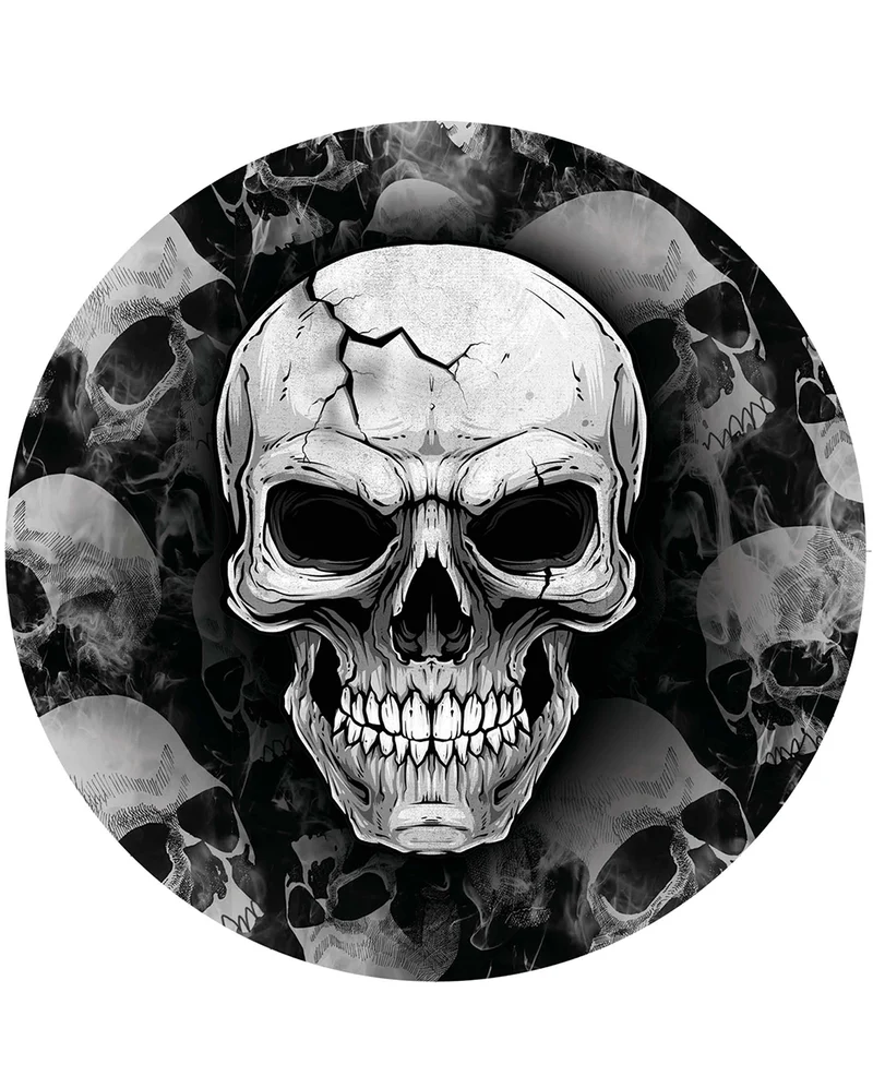 Scary Skull Pappteller 6 St.