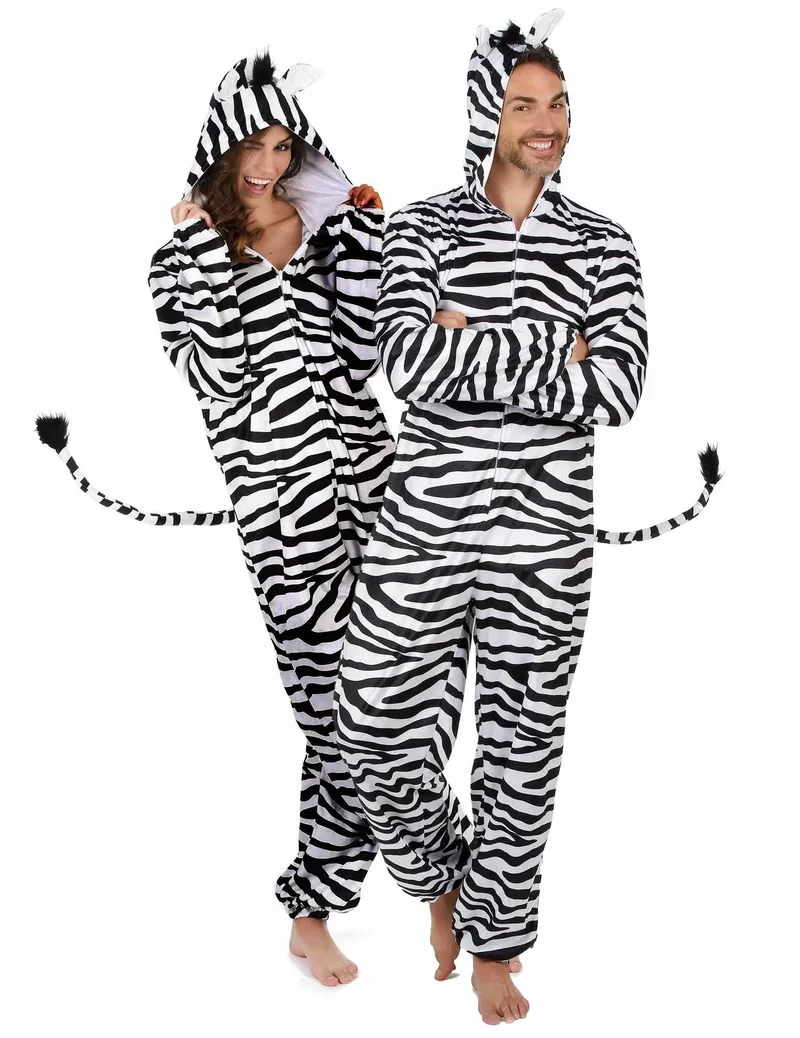 Paarkostüm Zebras Erwachsene