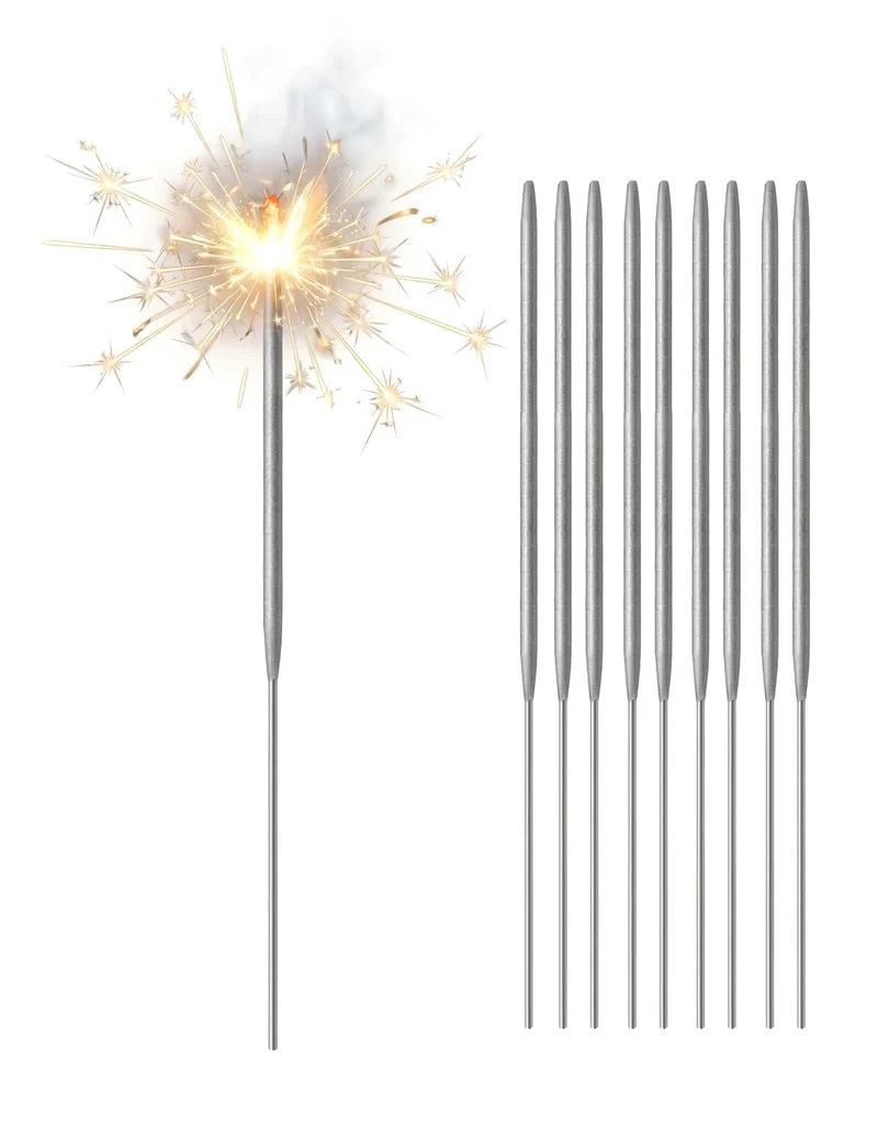 10 magische Kerzen 25 cm
