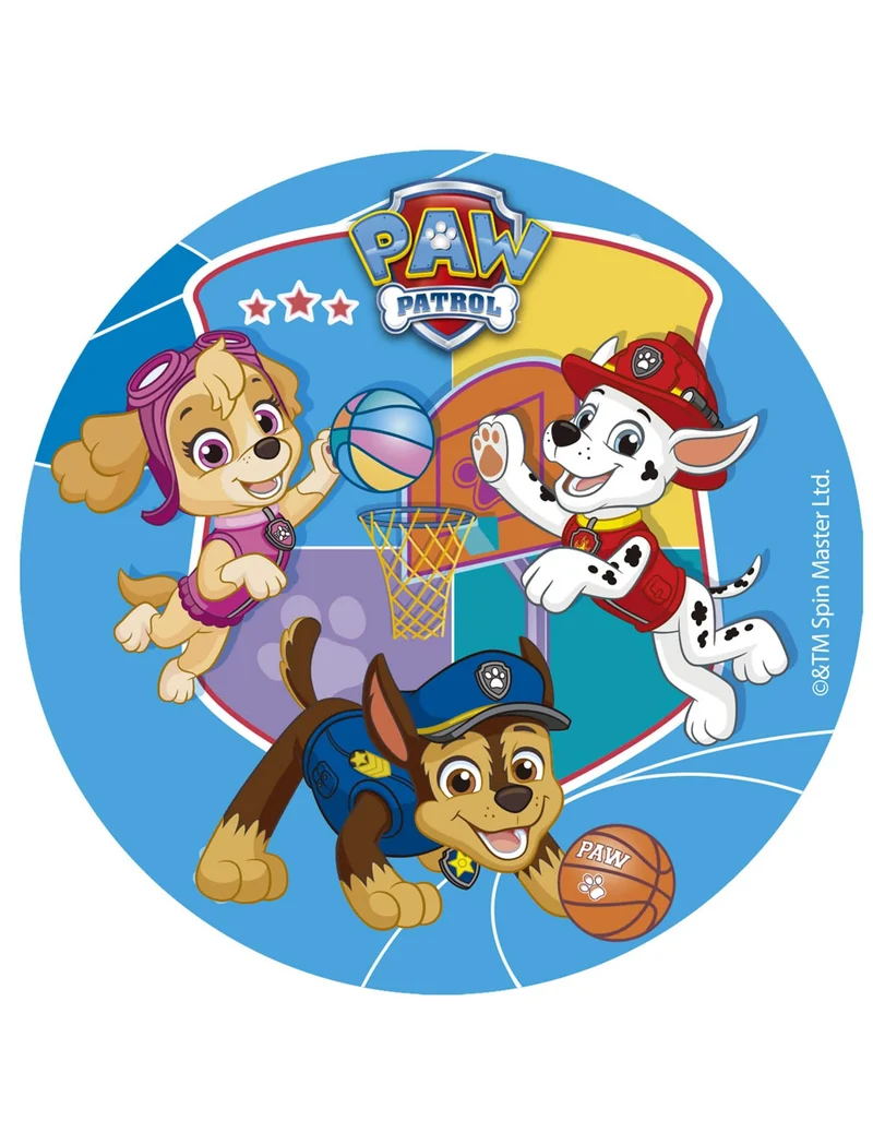 Essbarer Tortenaufleger Paw Patrol™ 15,5 cm