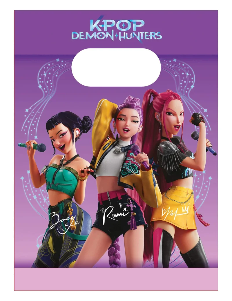 4 Geschenktüten aus Papier K-pop Demon Hunters™