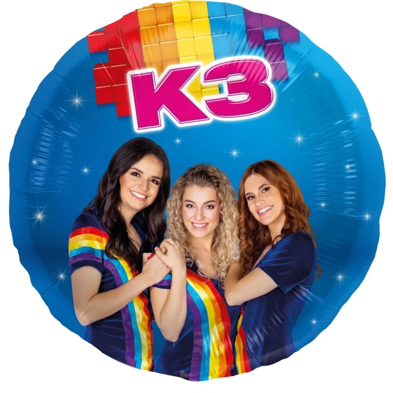 K3 Folienballon, leer, 45 cm