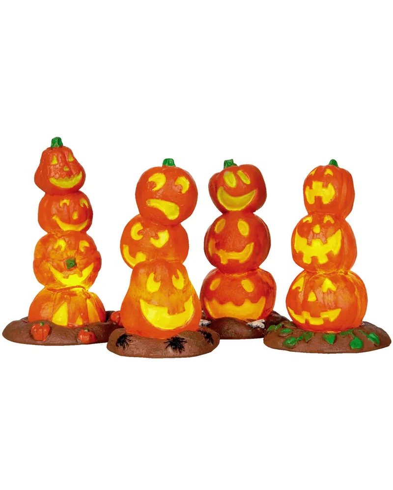 Lemax Spooky Town - Leuchtende Kürbis Stapel