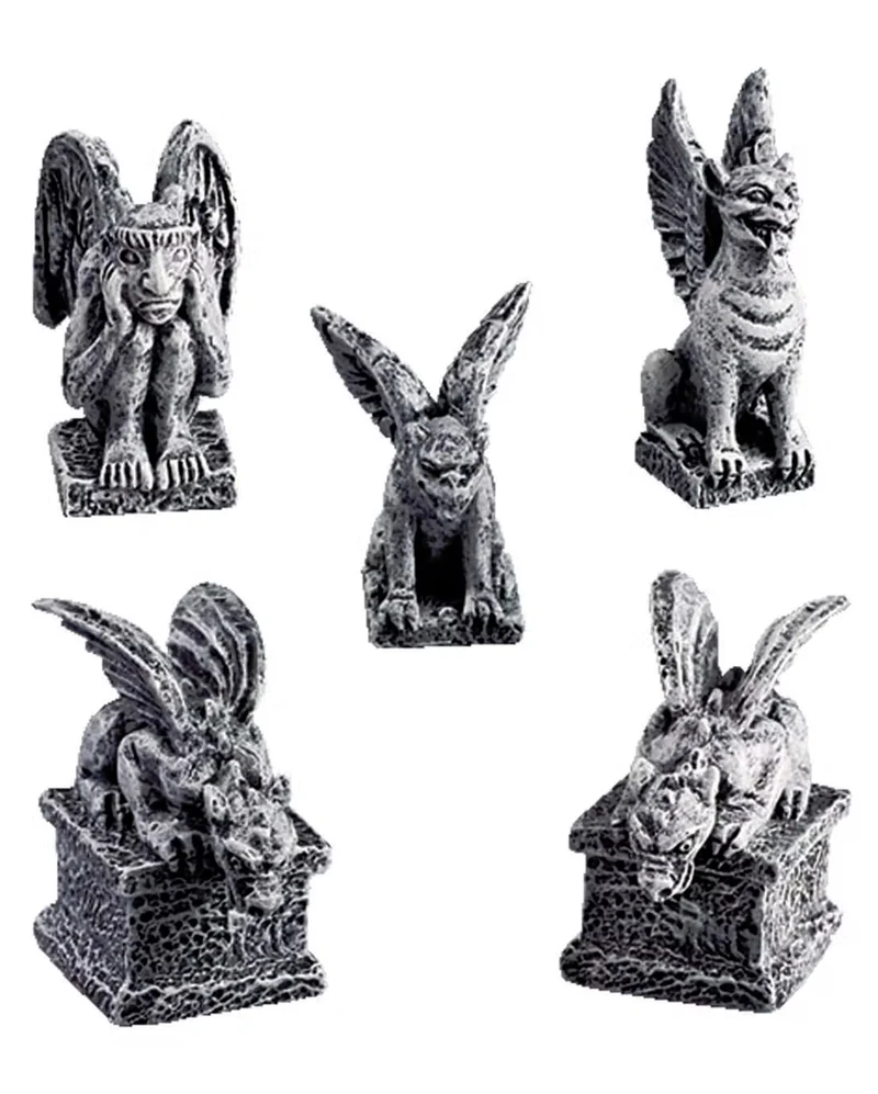 Lemax Spooky Town - Gargoyles 5er Set