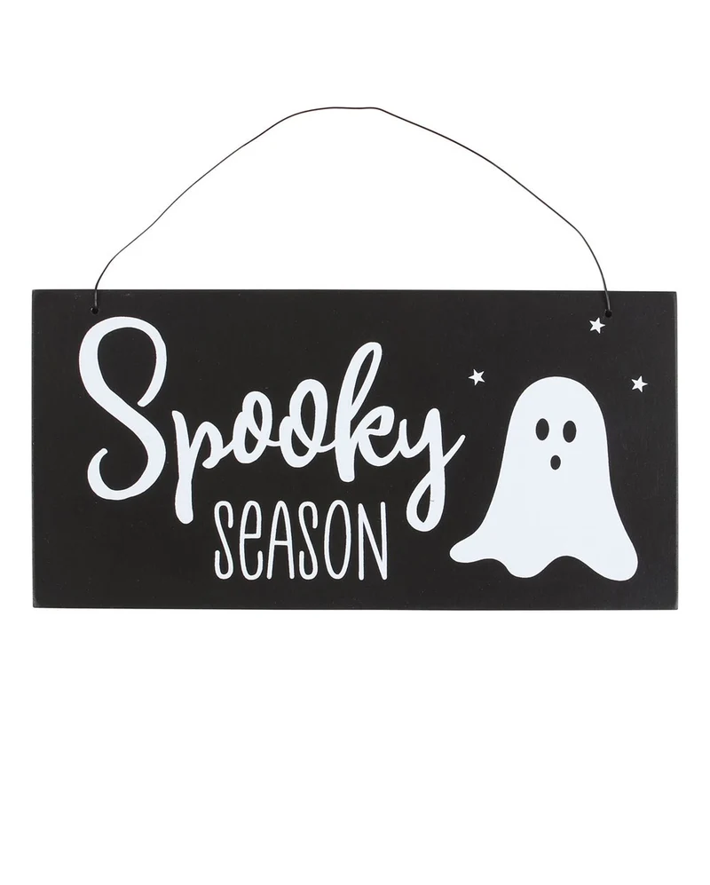 "Spooky Season" Halloween Hängeschild mit Gespenst