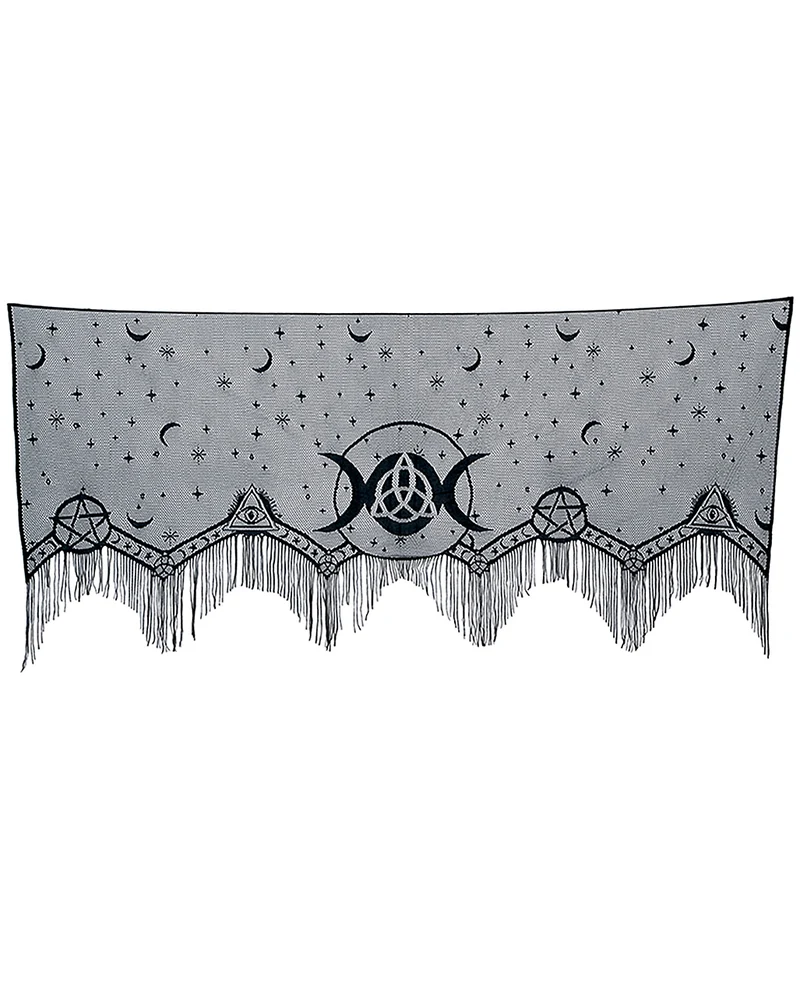 Triple Moon Gothic Schal für Kamin & Fensterbank