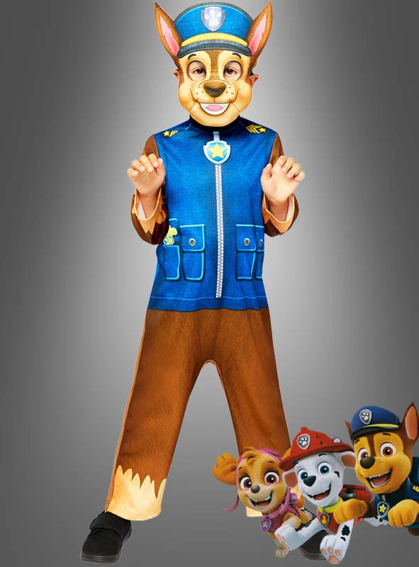 Chase Kostüm Paw Patrol mit Maske