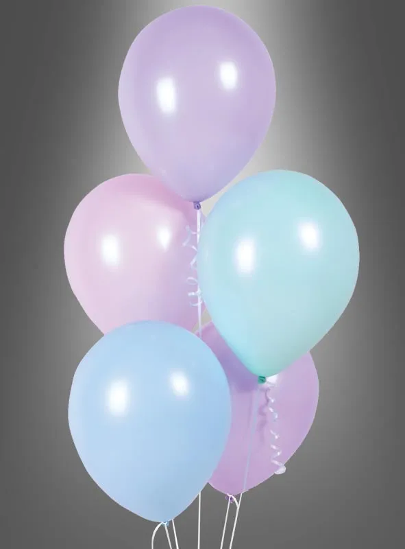 Latex Luftballons pastellfarben 27,5 cm