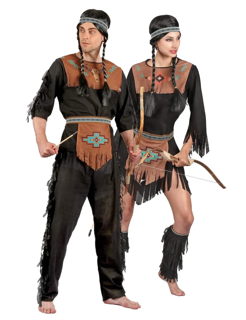 Indianerstamm Wild West Paarkostüm