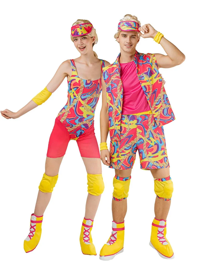 Rollerblade Puppen Paar pink
