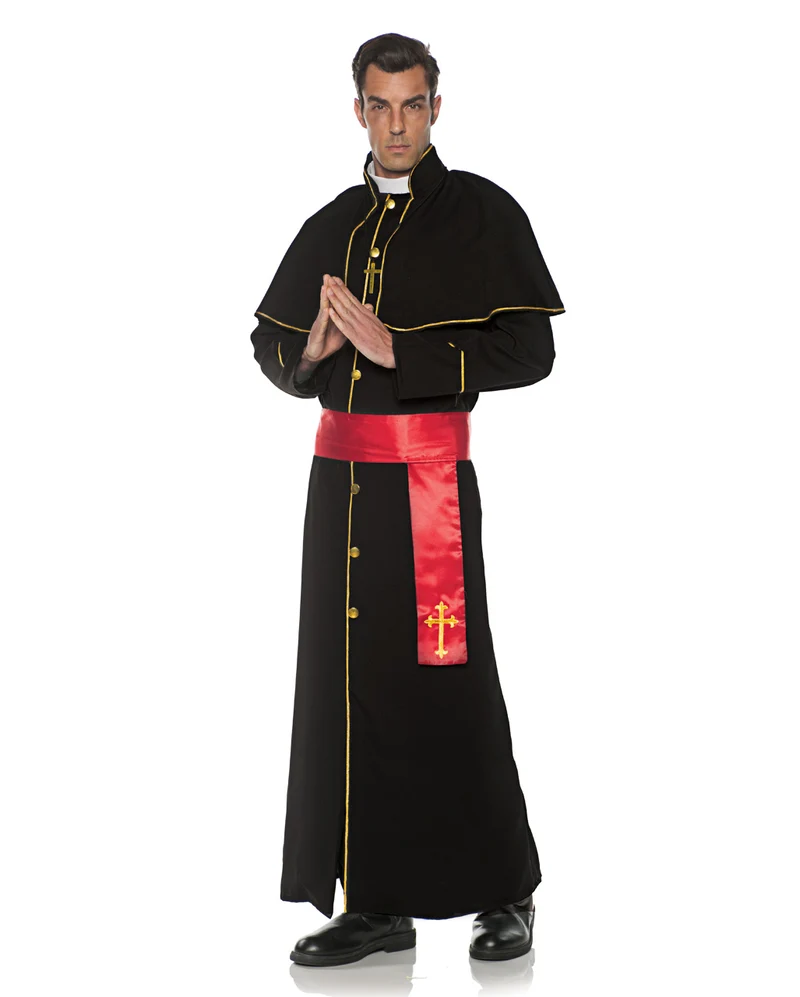 Priester Kostüm mit Schärpe