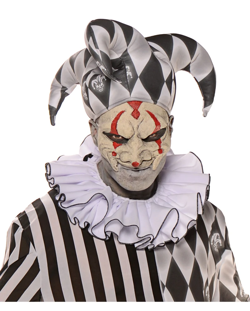 Clown Kragen weiß