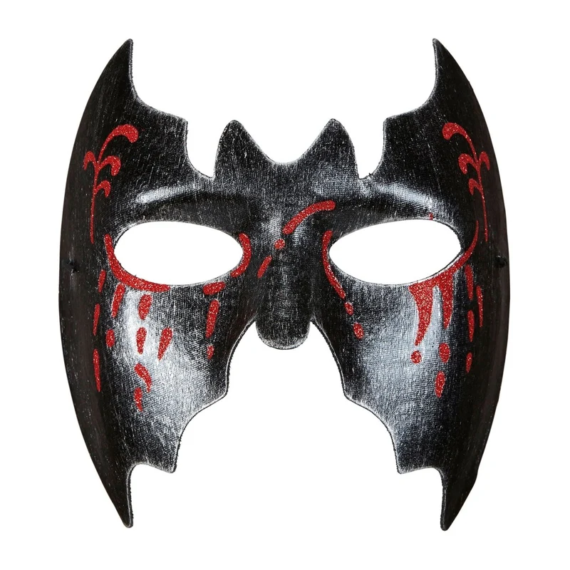 Halloween Maske Fledermaus blutig