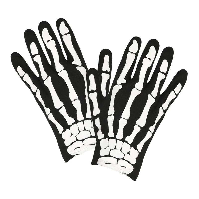Halloween Handschuhe Kind Skelett