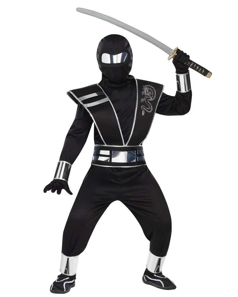 Spiegel Ninja Kinderkostüm