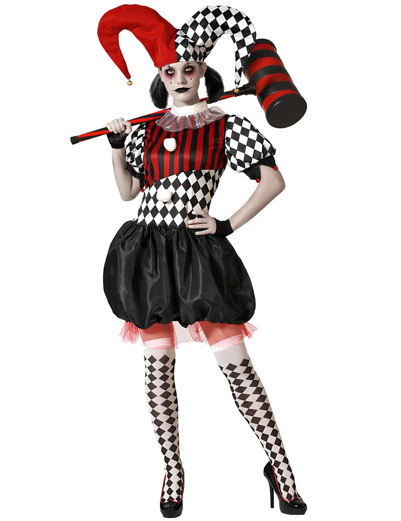 Harlekinkostüm für Damen