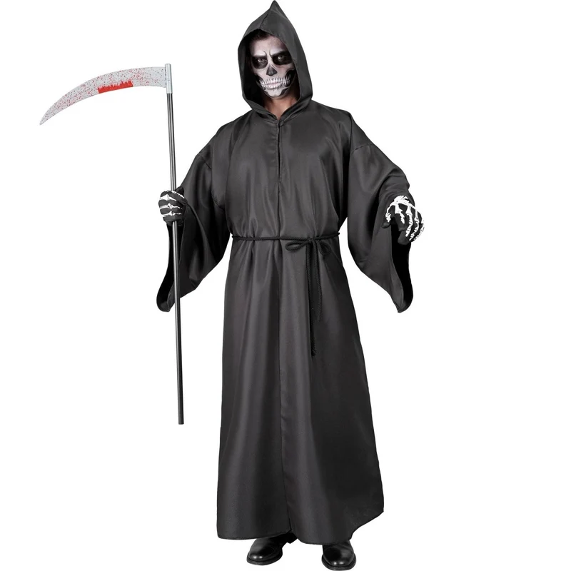 Halloween Kostüm Männer Skinny Reaper 2 Stück