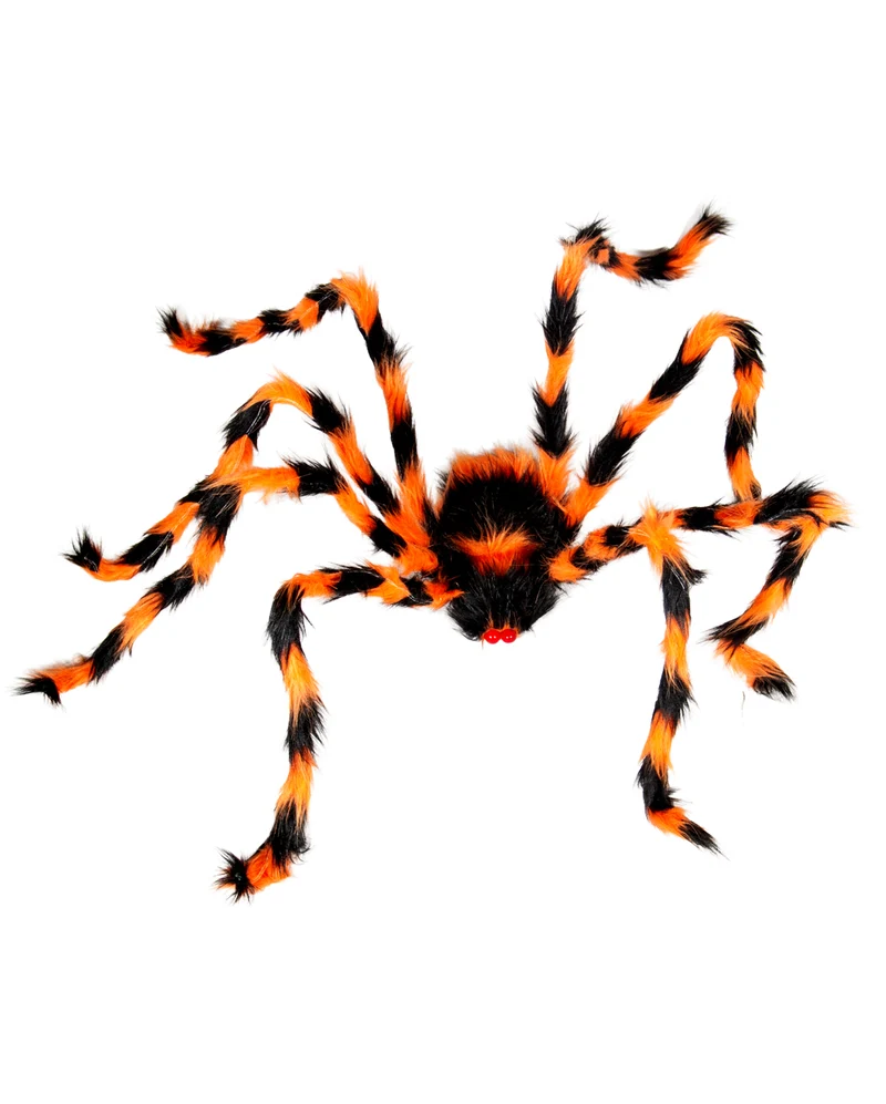 Haarige Schwarz-Orange Spinne Ø100cm
