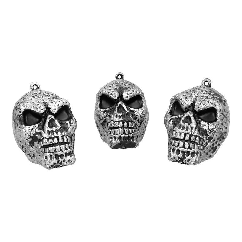 Halloween-Totenkopf 8 cm, 3 Stück