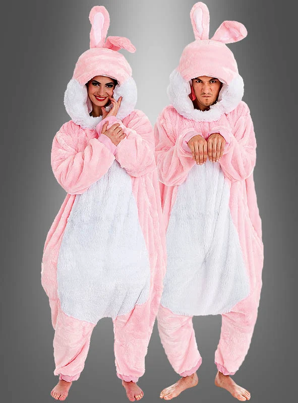 Rosa Plüsch Hase für Damen oder Herren