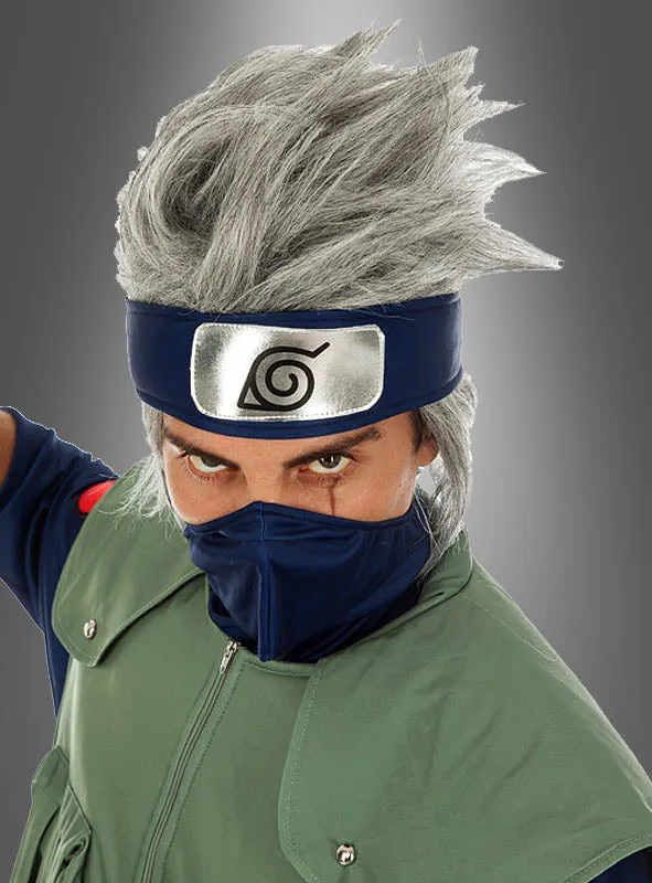 Kakashi Perücke grau aus Naruto