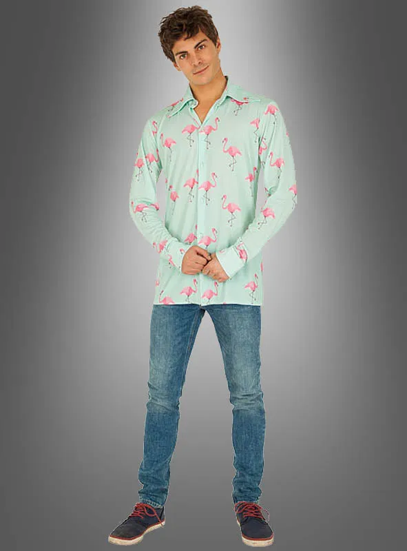 Sommerparty Flamingo Hemd