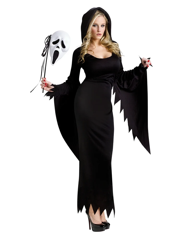 Scream Kostüm lang für Frauen