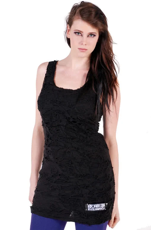 Shirtkleid im Punk Look