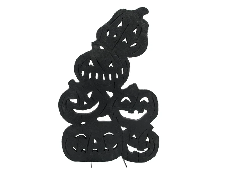 Halloween Silhouette Kürbisse, 82cm