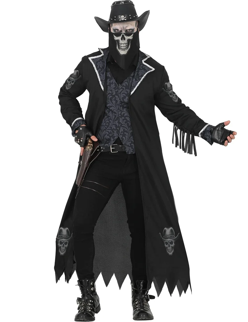 HerrenkostÃ¼m Gothik Cowboy schwarz