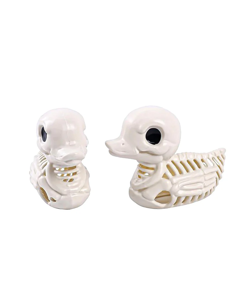 Deko Skelett Ente fÃ¼r Summerween 14 cm