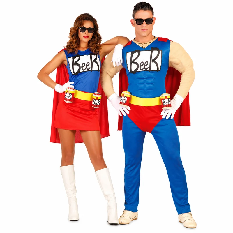 Superheld Beer DUO DEAL | Het ultieme bierhelden duo kostuum