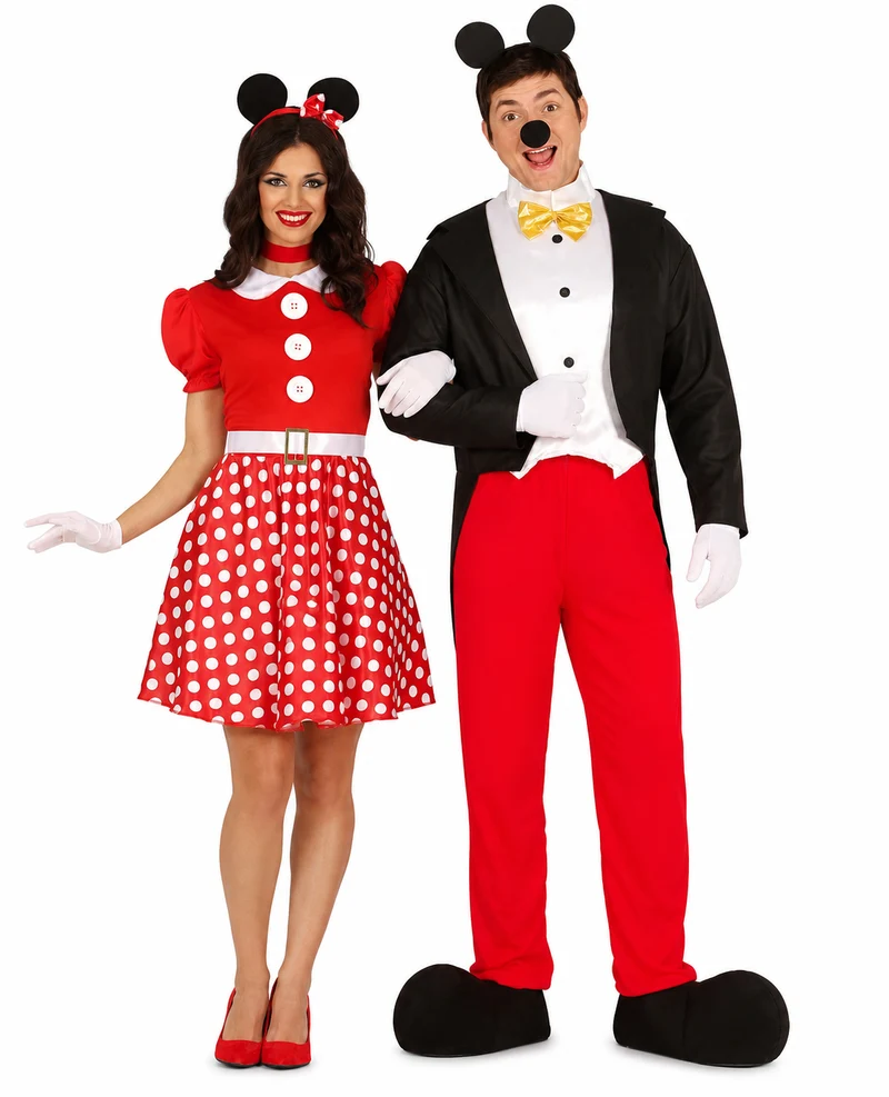 Duo DEAL – Mickey & Minnie Mouse | Kostuum voor Volwassenen