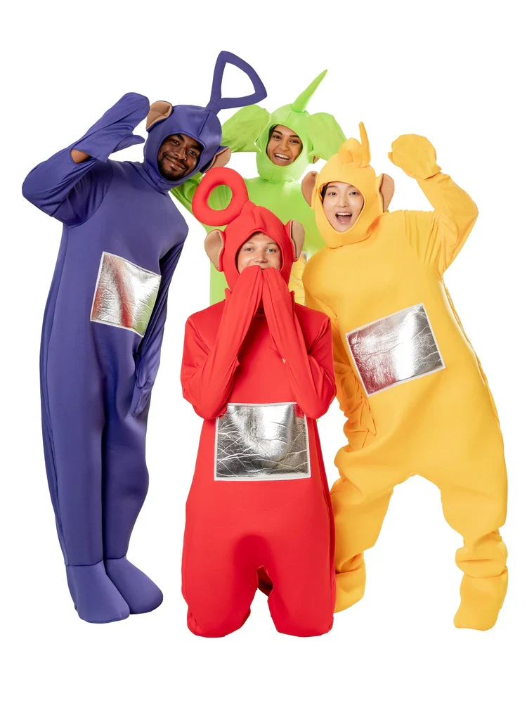 Teletubbies Kwartet Deal – Groepskostuum 4 Personen – Officieel Gelicenseerd