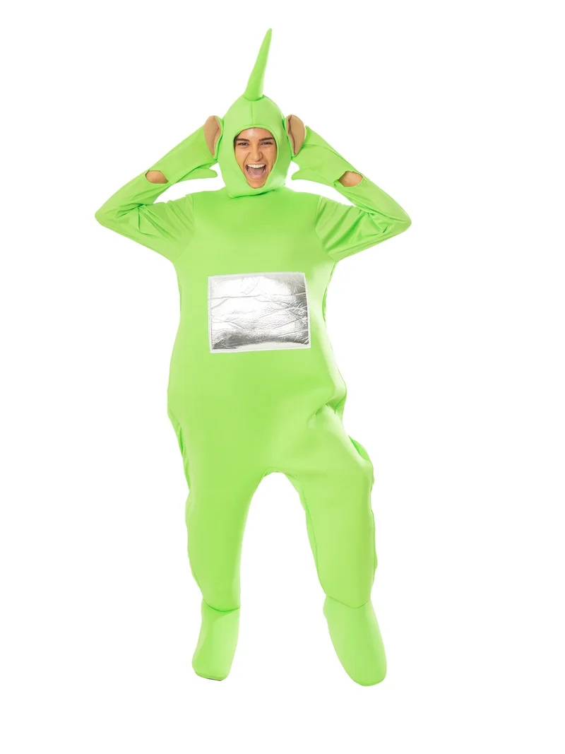 Teletubbies Dipsy Kostuum Volwassenen – Groen – Officieel Gelicenseerd – One Size