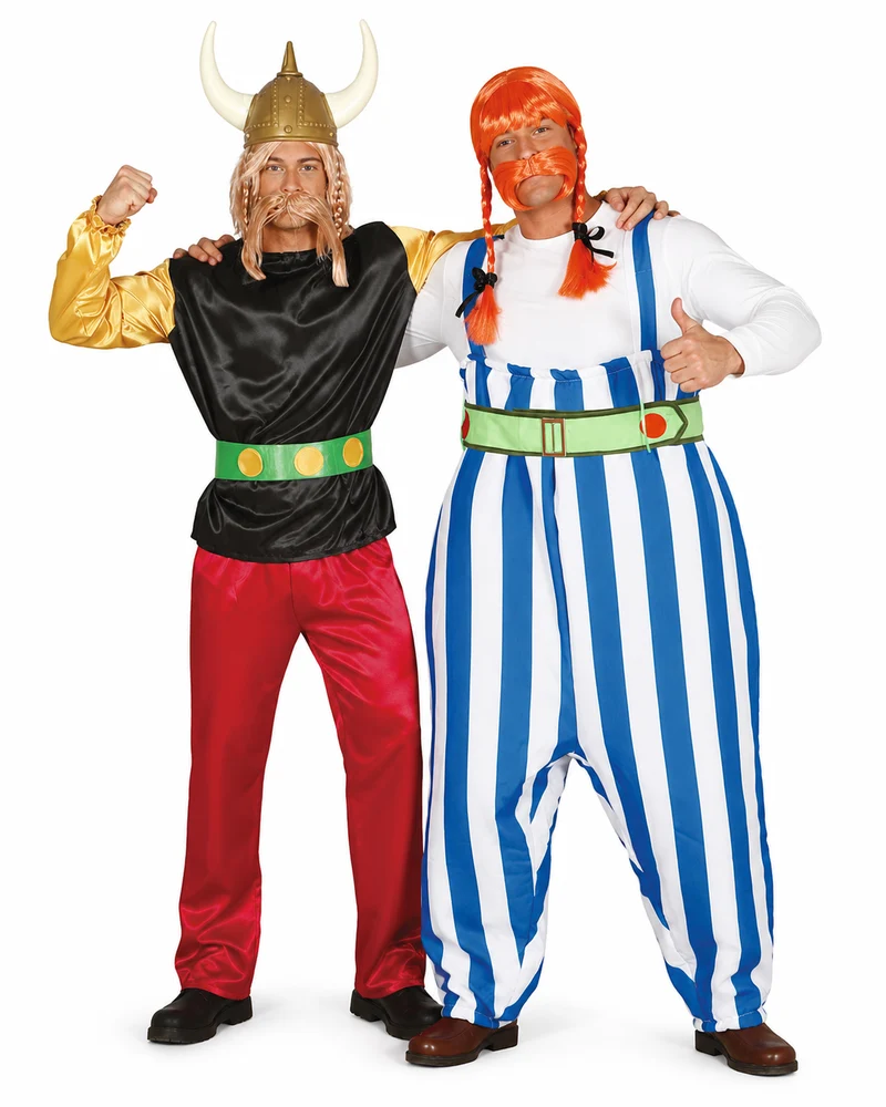 Asterix & Obelix Duo Kostuum – Het Legendarische Gallische Duo