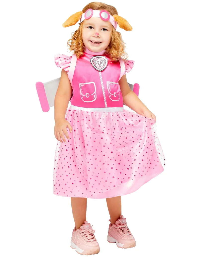 Skye™-Deluxe-Kostüm für Mädchen Kinderkostüm Paw Patrol™ rosa