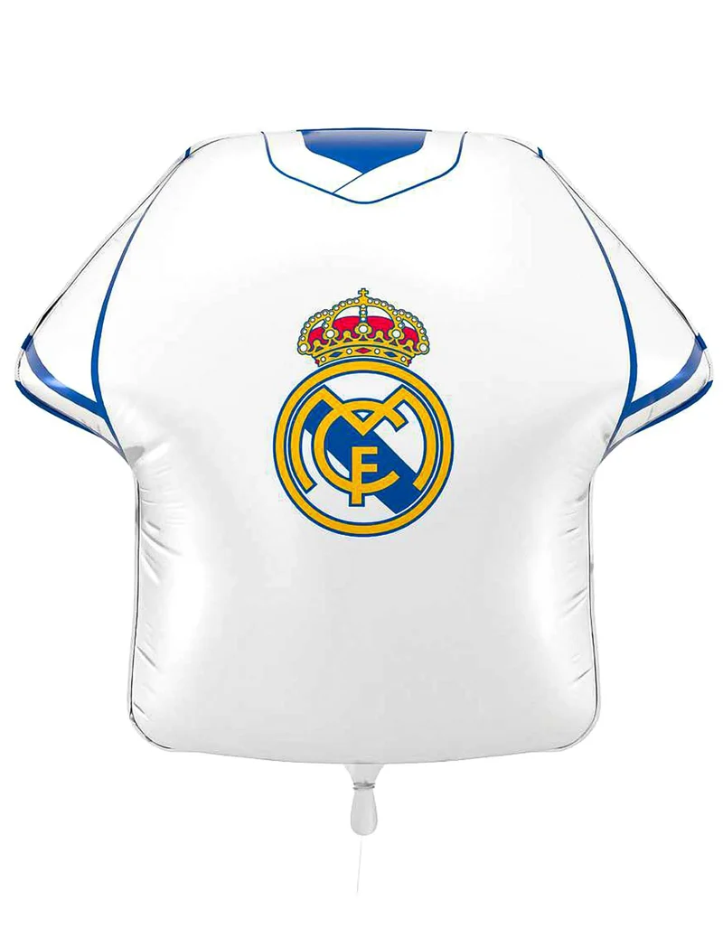 Real Madrid CF Ballon in Trikotform aus Aluminiumfolie